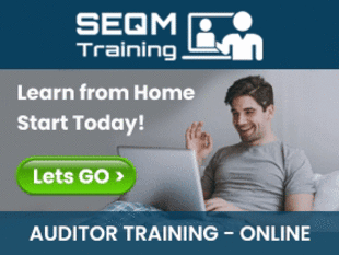 SEQM CQI and IRCA Approved Training Partner advert